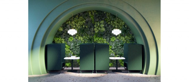 PLAY AND WORK phone booth